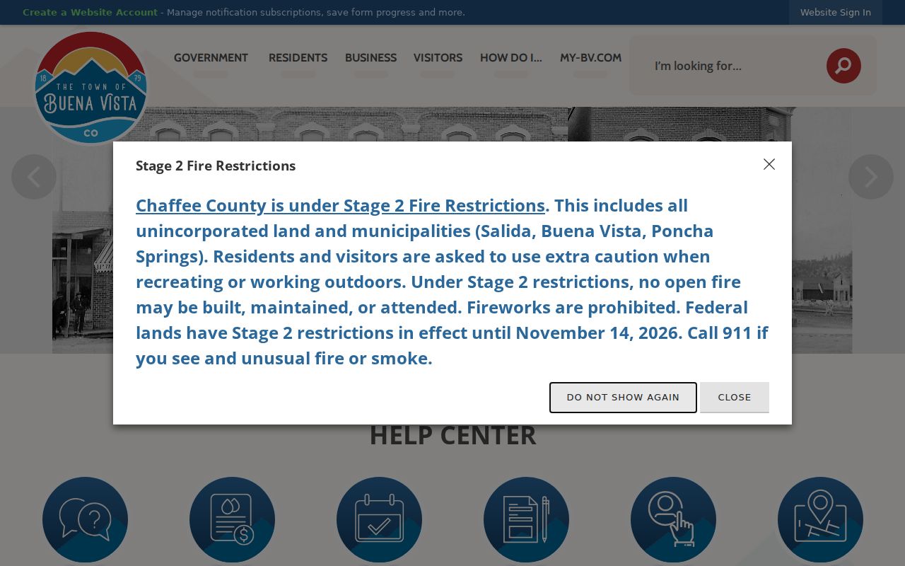 Chaffee County court docket city access in Buena Vista